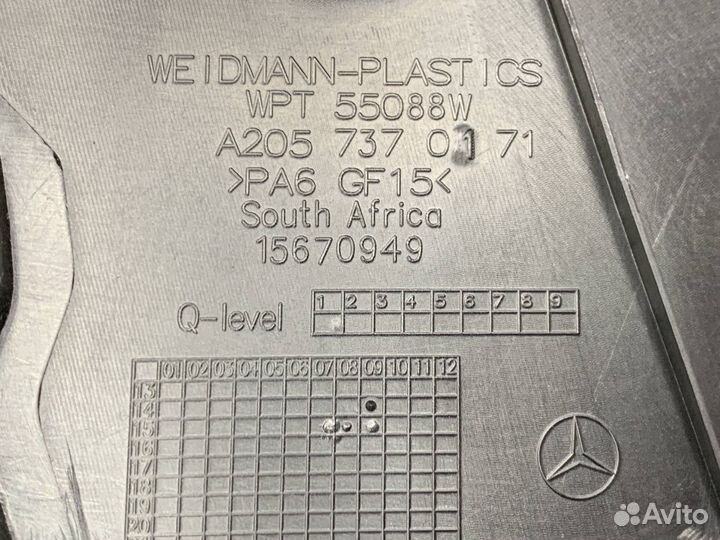 Рамка стекла двери Mercedes W205 C 205