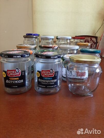 Банки с закручивающимися крышками 3-2л,0.7,0.5,0,3