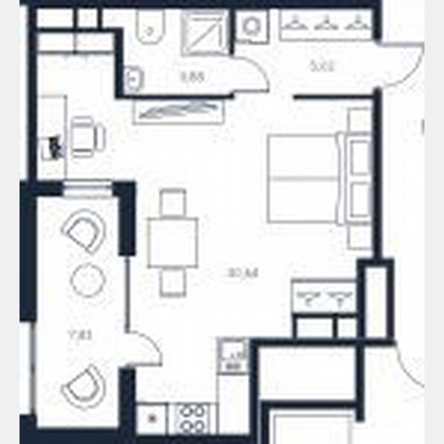 Квартира-студия, 39,7 м², 6/12 эт.