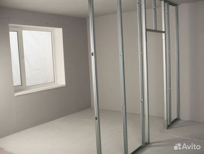 Монтаж гипсокартона стены, потолки, перегородки