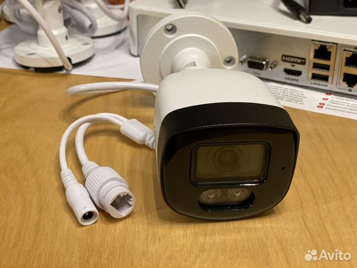 Комплект видеонаблюдения с IP-камерами