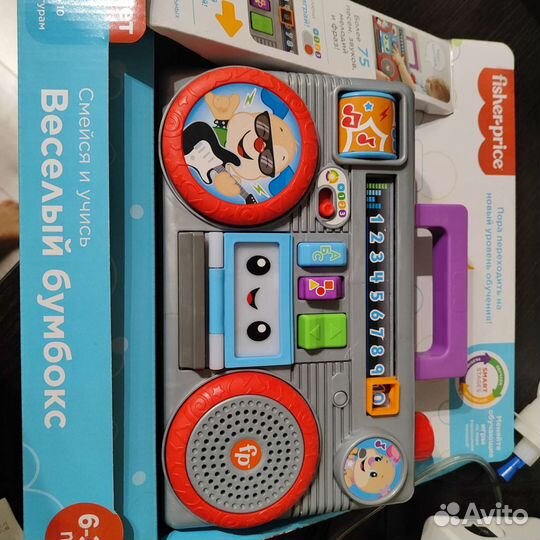 Бумбокс магнитофон Фишер прайс