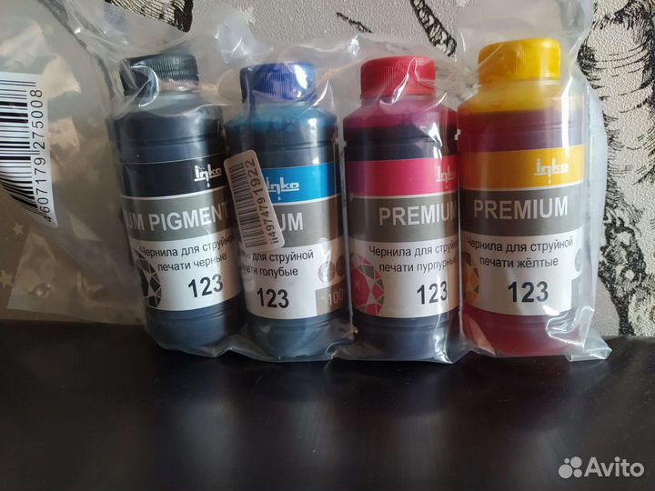 Чернила для принтера hp