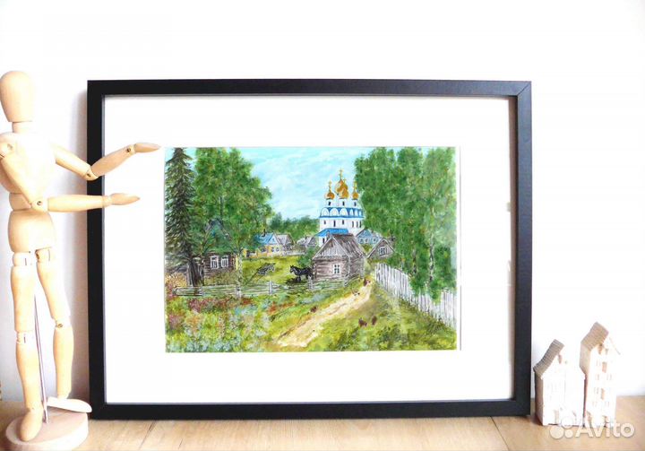 Картина акварель 