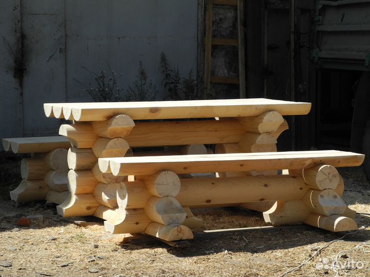 Мебель из оцилиндрованного бревна