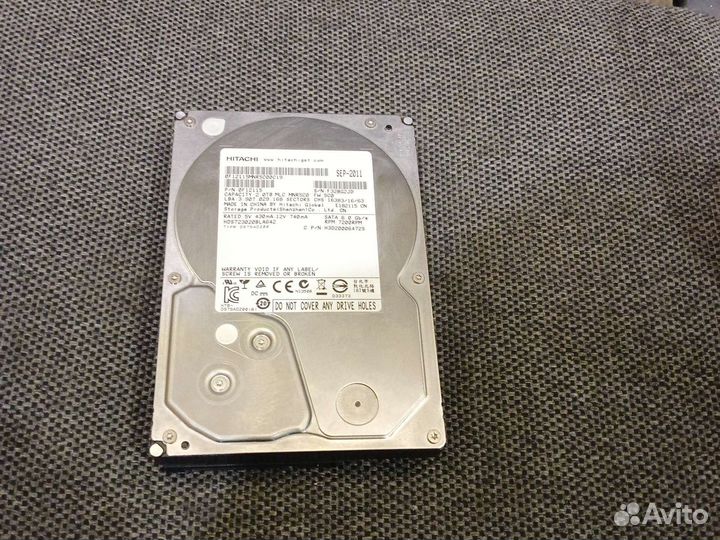Жесткий диск на 2 терабайт hitachi