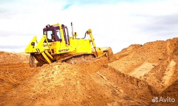 Песок мытый, речной, сеяный от 3 м3