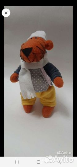 Мягкая игрушка ворона,мышка и тигр