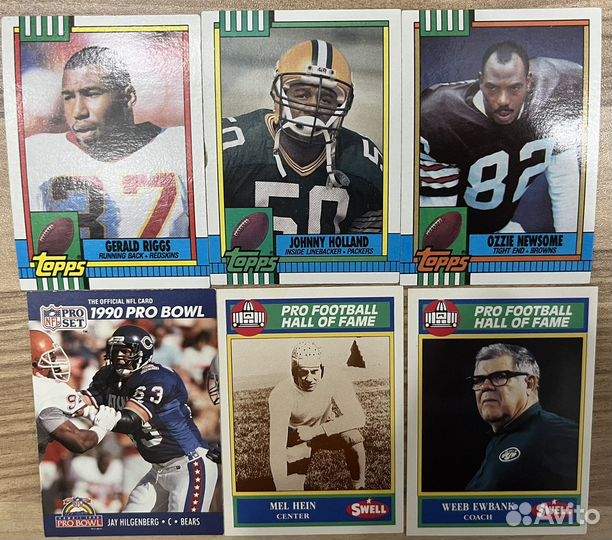 NFL коллекционные карточки Panini Topps