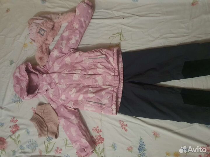 Детская одежда для девочек пакетом 104 110