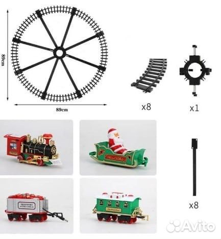 Новогодний поезд на елку