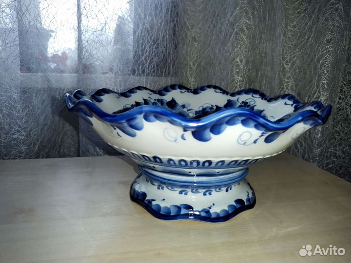 Блюдо гжель