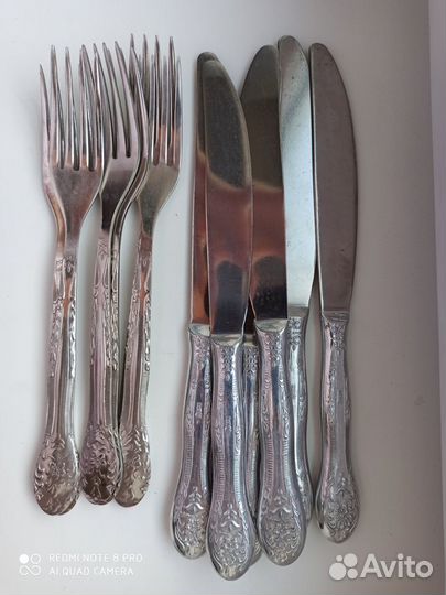 Набор вилок и ножей СССР