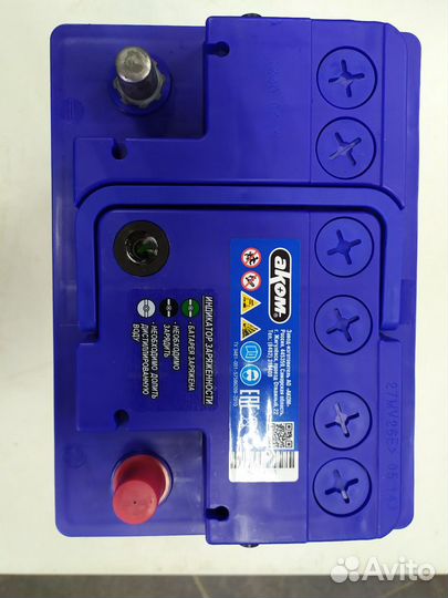 Аккумулятор 62ah 600А +EFB Аком обратной полярност