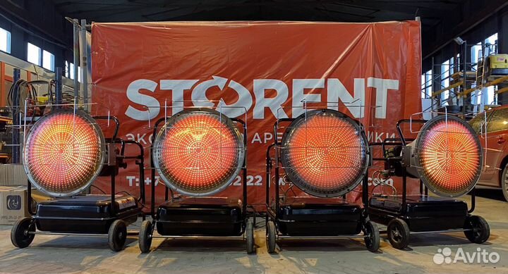 Тепловая пушка, дизельная пушка 10-134кВт, Аренда