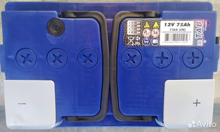 Акб 75 Ач Tab (Словения)