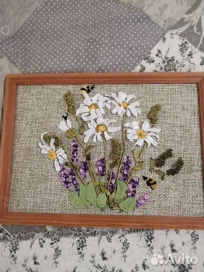 Картина лентами