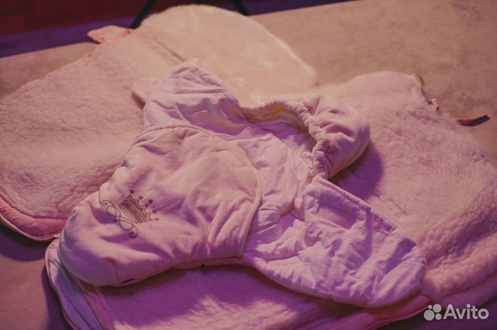 Конверт на выписку зимний для девочки