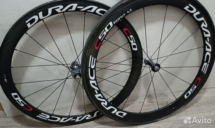 Карбоновые колеса с резиной