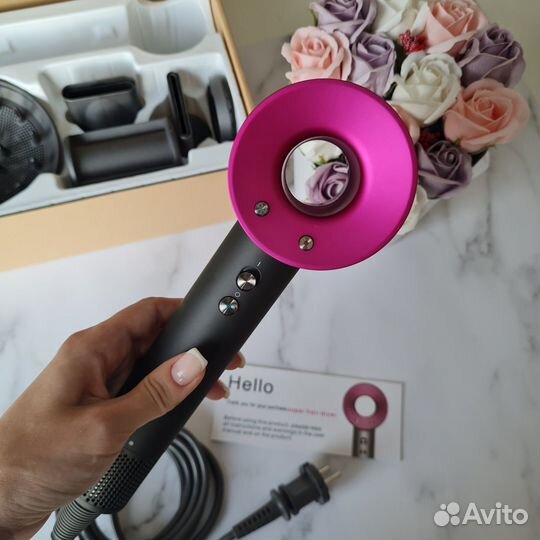 Фен для волос Dyson supersonic 1в1. Новый