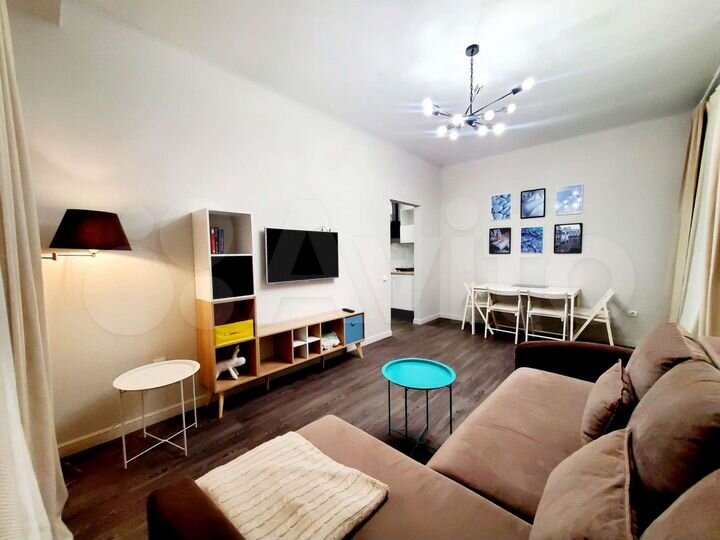 2-к. апартаменты, 45,8 м², 1/3 эт.
