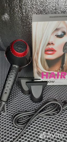 Профессиональный фен Mozer Beauty Red Ионизация