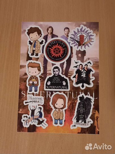 Наклейки по сериалам: Шерлок и Сверхъестественное