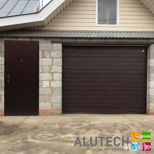 Секционные ворота alutech