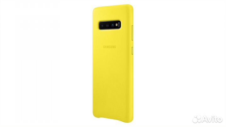 Чехол для Samsung S10 Plus Leather Cover. Оригинал