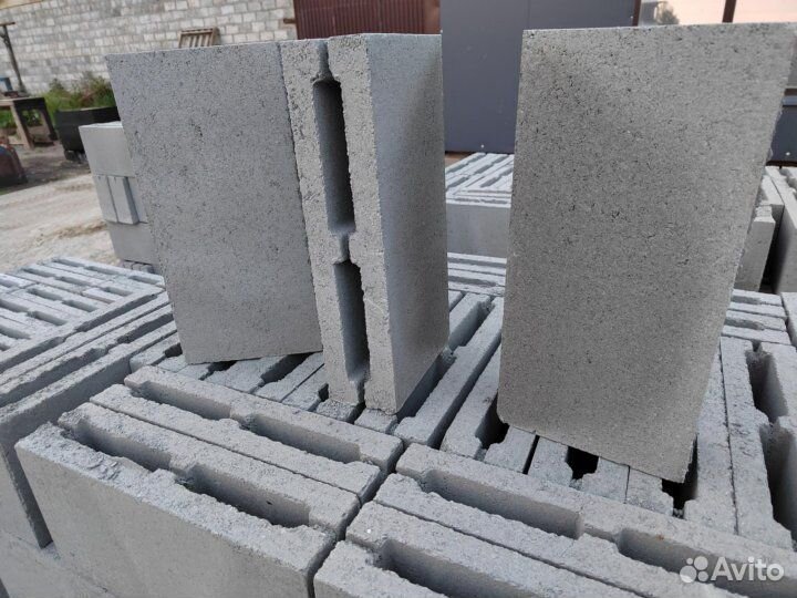 Стеновые блоки перегородочные 390х190х90 мм