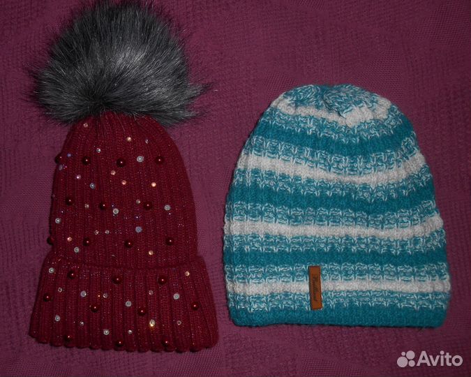 Шапки детские 2 штуки