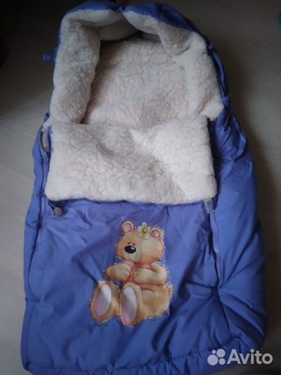 Зимний конверт в коляску