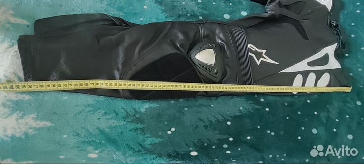 Мото штаны кожаные