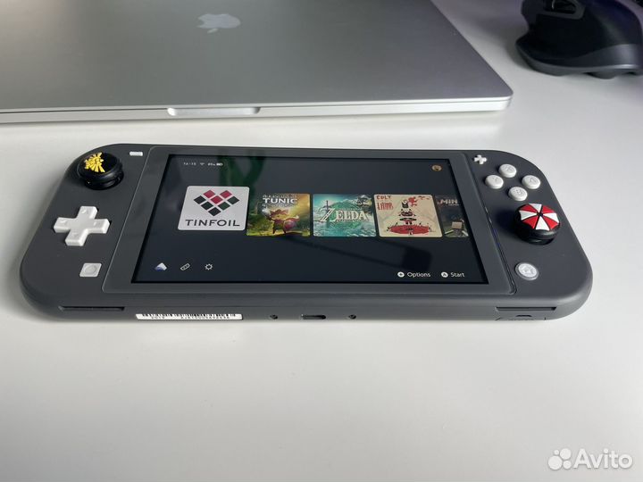 Прошитая Nintendo switch lite + sd 128