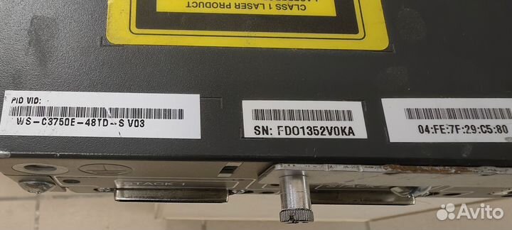 Cisco 3750e-48td-s неисправен