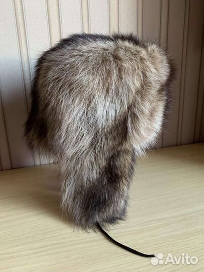 Новая Шапка из меха енота 54/56р
