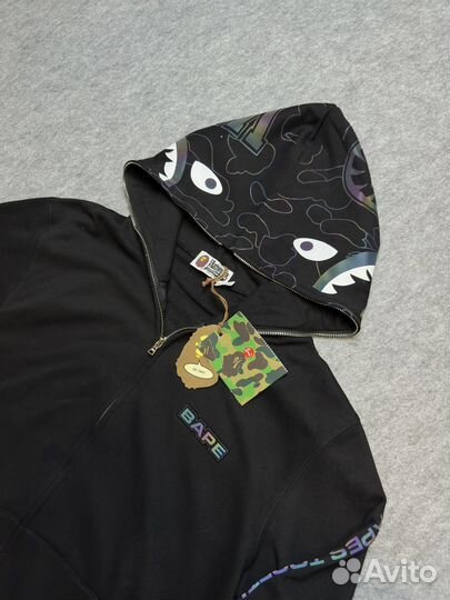 Зип худи Bape голография