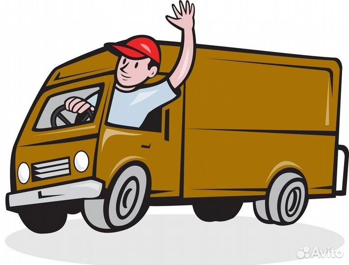 Водитель экспедитор со своим грузовым автомобилем