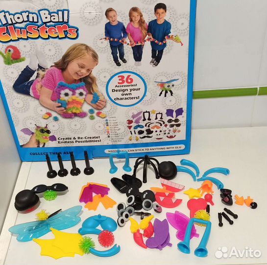 Конструктор липучка репейник Clustets (банчемс)