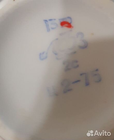 Фарфоровые чашки СССР