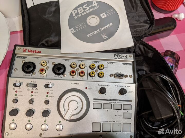 Аудио - видео микшер Vestax PBS - 4