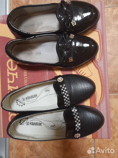 Туфли на девочку размер 35