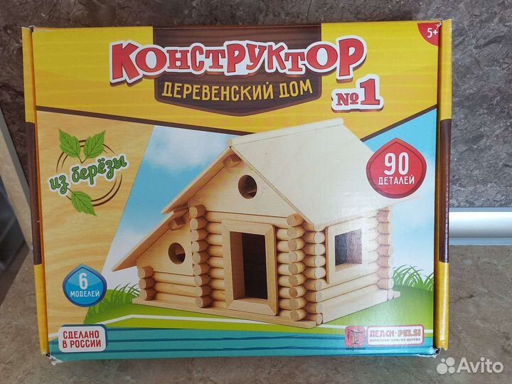 Конструктор деренянный из березы