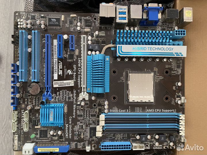Материнская плата AM3 asus M4A89GTD PRO/USB3