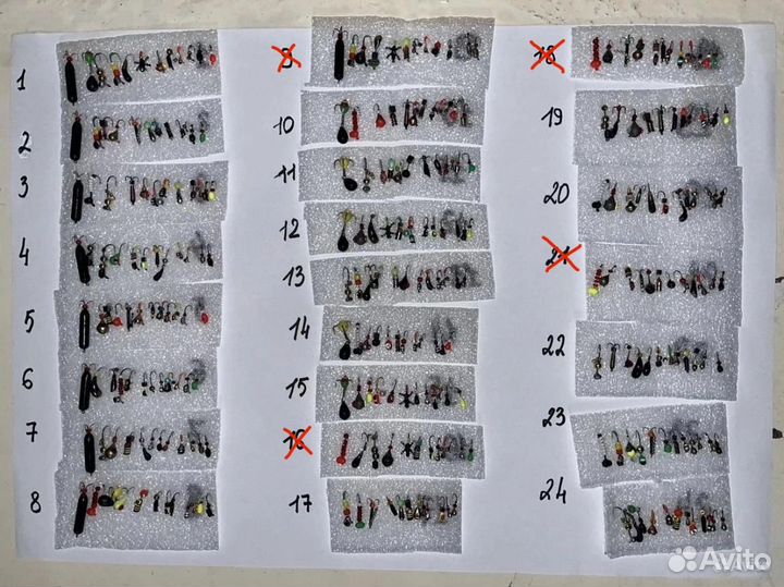 Набор вольфрамовых мормышек