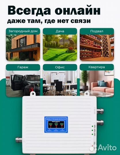 Усилитель сигнала сотовой связи и интернета, новый