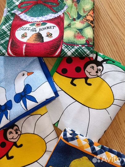 Кухонные полотенца набор х/б