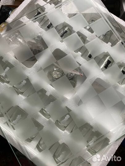 Набор для игры в шахматы рюмками