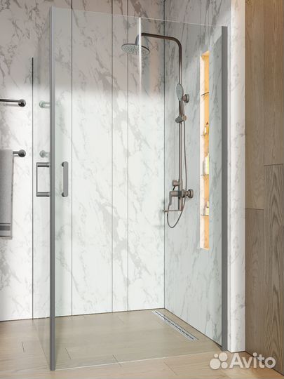 Душ. уголок Orange 90x90 Черный e04-100tb