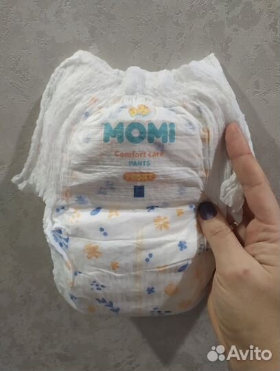 Подгузники трусики детские Momi 4 L / 56 шт